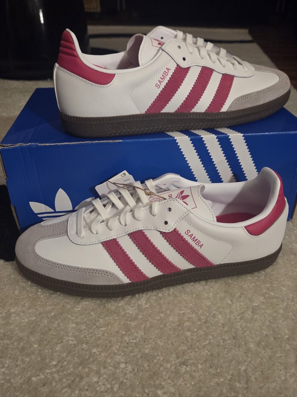 JUNIOR ADIDAS SAMBA SZ 7Y/8W